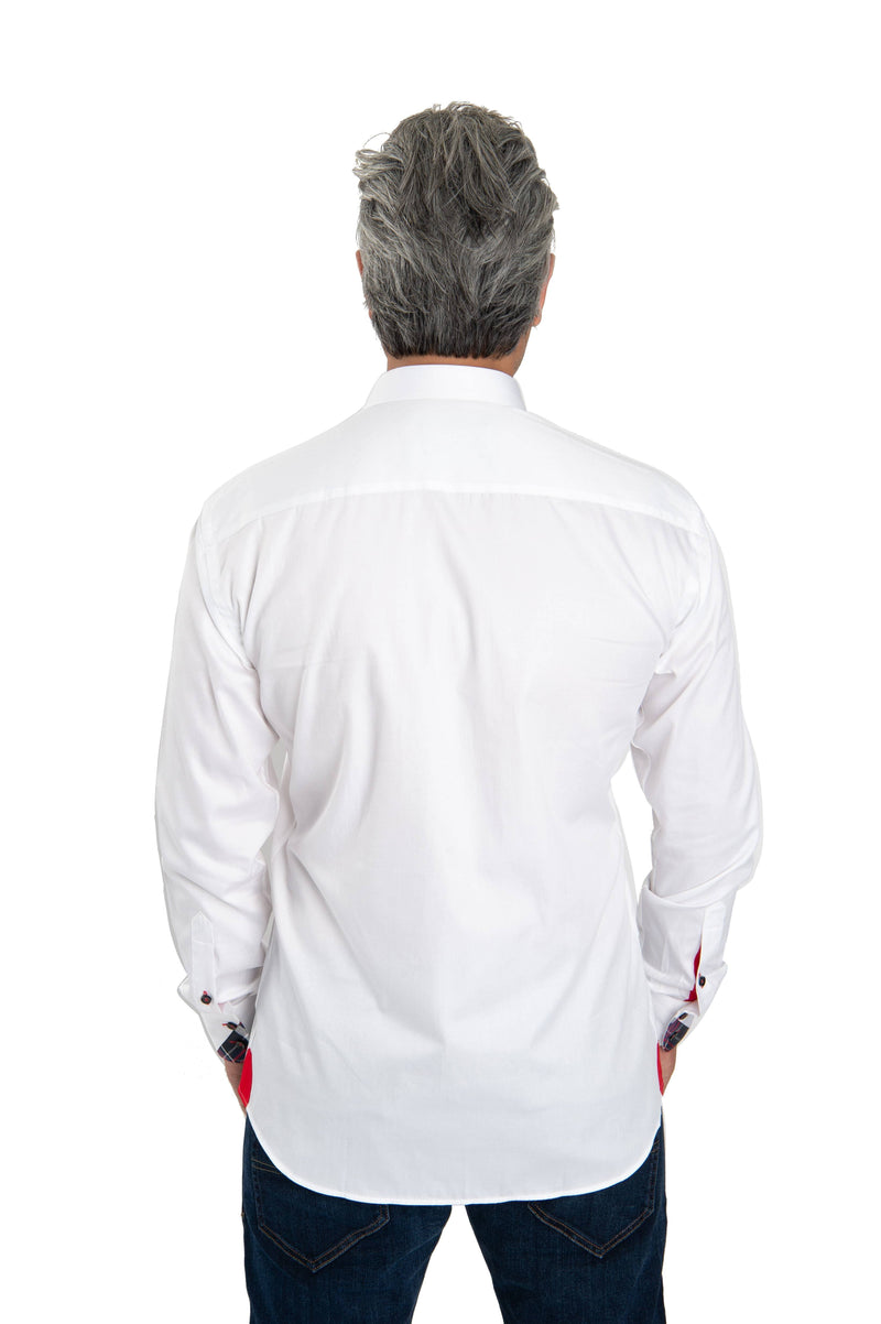 Siola contrasting-trim shirt - White